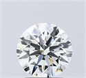 Lab Grown Diamond 1.52 Carats, Round with Ideal Cut, F Color, VVS2 Clarity and Certified by IGI