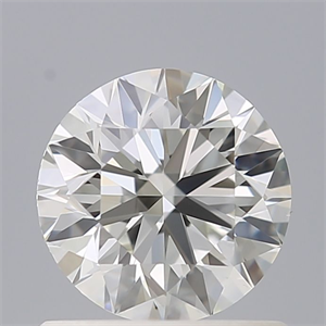 Picture of Natural Diamond 0.70 Carats, Round with Excellent Cut, G Color, VVS1 Clarity and Certified by IGI