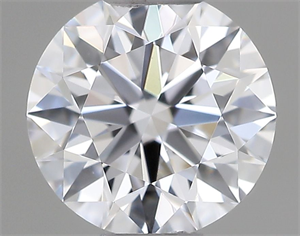 Picture of Natural Diamond 0.43 Carats, Round with Excellent Cut, D Color, VS2 Clarity and Certified by GIA