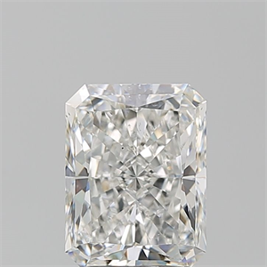 Foto Diamante Natural 2.01 quilates, Radiante , Color H, claridad SI1 y certificado GIA de