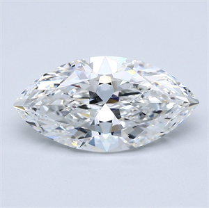 Picture of Natural Diamond 4.04 Carats, Marquise with  Cut, E Color, VS2 Clarity and Certified by GIA