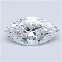 Natural Diamond 4.04 Carats, Marquise with  Cut, E Color, VS2 Clarity and Certified by GIA