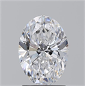 Diamante Natural 1.70 quilates, Ovalado , Color D, claridad SI1 y certificado GIA