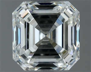 Picture of Natural Diamond 1.00 Carats, Asscher with  Cut, H Color, VS1 Clarity and Certified by IGI