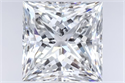 Diamante Natural 1.20 quilates, Princesa , Color E, claridad SI1 y certificado GIA