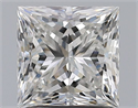 Natural Diamond 1.72 Carats, Princess with  Cut, G Color, VS1 Clarity and Certified by GIA