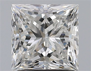 Picture of Natural Diamond 1.72 Carats, Princess with  Cut, G Color, VS1 Clarity and Certified by GIA