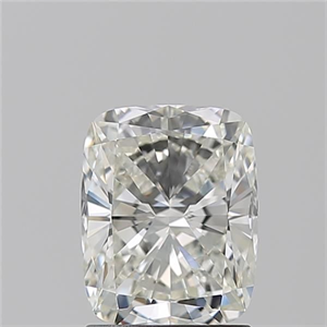 Picture of Natural Diamond 1.52 Carats, Cushion with  Cut, I Color, VVS1 Clarity and Certified by GIA
