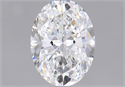 Diamante Natural 0.51 quilates, Ovalado , Color F, claridad VVS1 y certificado GIA