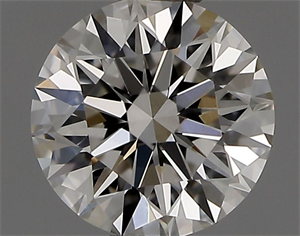 Foto Diamante Natural 0.46 quilates, Redondo , Color H, claridad VS1 y certificado GIA de