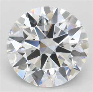 Picture of Lab Grown Diamond 4.57 Carats, Round with Ideal Cut, D Color, VVS1 Clarity and Certified by IGI