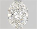 Diamante Natural 0.91 quilates, Ovalado , Color G, claridad VVS2 y certificado GIA