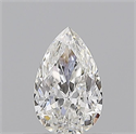 Natural Diamond 0.52 Carats, Pear with  Cut, F Color, VVS2 Clarity and Certified by GIA