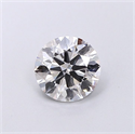 Lab Grown Diamond 1.09 Carats, Round with Ideal Cut, H Color, VS1 Clarity and Certified by IGI