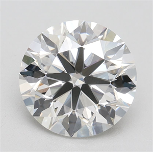 Picture of Lab Grown Diamond 2.55 Carats, Round with Excellent Cut, G Color, VS1 Clarity and Certified by IGI