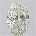 Natural Diamond 1.01 Carats, Oval with  Cut, I Color, VVS1 Clarity and Certified by IGI