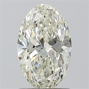 Picture of Natural Diamond 1.01 Carats, Oval with  Cut, I Color, VVS1 Clarity and Certified by IGI