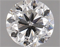 Natural Diamond 1.00 Carats, Round with Fair Cut, F Color, SI2 Clarity and Certified by HRD