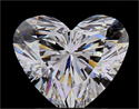 Natural Diamond 1.03 Carats, Heart with  Cut, F Color, VVS2 Clarity and Certified by GIA