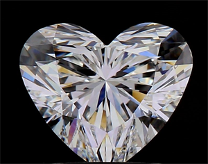 Picture of Natural Diamond 1.03 Carats, Heart with  Cut, F Color, VVS2 Clarity and Certified by GIA