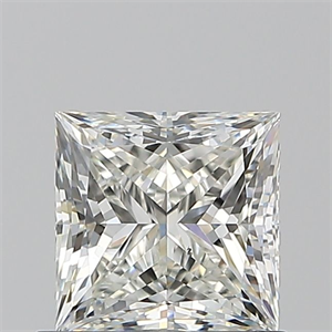 Picture of Natural Diamond 0.90 Carats, Princess with  Cut, I Color, VS2 Clarity and Certified by GIA