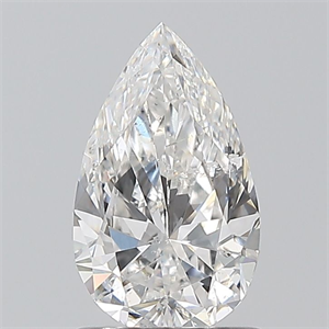 Picture of Natural Diamond 1.01 Carats, Pear with  Cut, F Color, SI2 Clarity and Certified by GIA