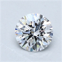 Diamante Natural 0.91 quilates, Redondo , Color D, claridad FL y certificado GIA