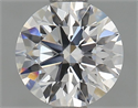 Lab Grown Diamond 0.71 Carats, Round with Ideal Cut, D Color, VVS2 Clarity and Certified by IGI