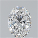 Natural Diamond 0.70 Carats, Oval with  Cut, D Color, VS1 Clarity and Certified by GIA