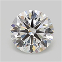 Lab Grown Diamond 1.02 Carats, Round with Ideal Cut, D Color, VS1 Clarity and Certified by IGI