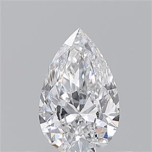 Picture of Natural Diamond 0.50 Carats, Pear with  Cut, E Color, SI1 Clarity and Certified by GIA