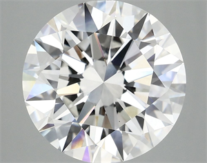 Picture of Lab Grown Diamond 6.09 Carats, Round with Ideal Cut, E Color, VS1 Clarity and Certified by IGI