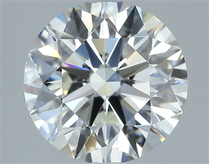 Picture of Natural Diamond 2.01 Carats, Round with Excellent Cut, I Color, VVS2 Clarity and Certified by GIA