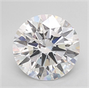 Del inventario de diamantes de laboratorio, 3.96 quilates, Redondo , Color E, claridad VVS2 y certificado GIA