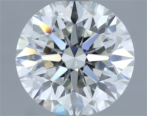 Picture of Natural Diamond 2.60 Carats, Round with Excellent Cut, I Color, VVS1 Clarity and Certified by IGI