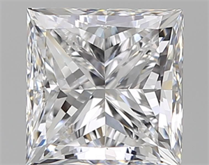 Picture of Natural Diamond 1.50 Carats, Princess with  Cut, D Color, VS2 Clarity and Certified by GIA
