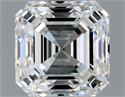 Diamante Natural 1.31 quilates, Asscher , Color E, claridad VVS2 y certificado GIA