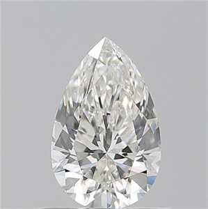 Picture of Natural Diamond 0.71 Carats, Pear with  Cut, H Color, SI1 Clarity and Certified by GIA