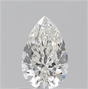 Diamante Natural 0.71 quilates, De pera , Color H, claridad SI1 y certificado GIA