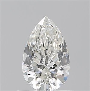 Picture of Natural Diamond 0.71 Carats, Pear with  Cut, H Color, SI1 Clarity and Certified by GIA