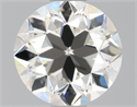Natural Diamond 0.70 Carats, Round with Very Good Cut, J Color, VS1 Clarity and Certified by GIA