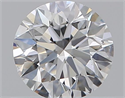 Diamante Natural 0.50 quilates, Redondo , Color D, claridad VS2 y certificado GIA