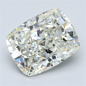 Picture of Natural Diamond 4.04 Carats, Cushion with  Cut, K Color, SI1 Clarity and Certified by GIA