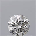 Natural Diamond 0.40 Carats, Round with Excellent Cut, F Color, VVS1 Clarity and Certified by GIA