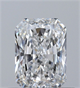 Natural Diamond 0.51 Carats, Radiant with  Cut, E Color, VS1 Clarity and Certified by GIA