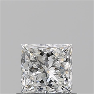 Picture of Natural Diamond 0.60 Carats, Princess with  Cut, F Color, VS1 Clarity and Certified by GIA