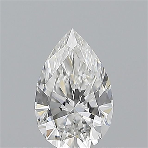 Picture of Natural Diamond 0.50 Carats, Pear with  Cut, F Color, VVS2 Clarity and Certified by GIA