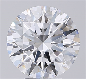 Picture of Lab Grown Diamond 4.34 Carats, Round with Ideal Cut, D Color, VS1 Clarity and Certified by IGI