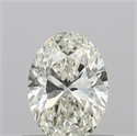 Diamante Natural 0.50 quilates, Ovalado , Color J, claridad VS1 y certificado IGI