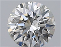 Natural Diamond 0.51 Carats, Round with Excellent Cut, H Color, SI2 Clarity and Certified by GIA